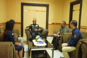 Silaturahmi dengan Pangdam Kasuari, Bank Mandiri Manokwari Tawarkan Kolaborasi