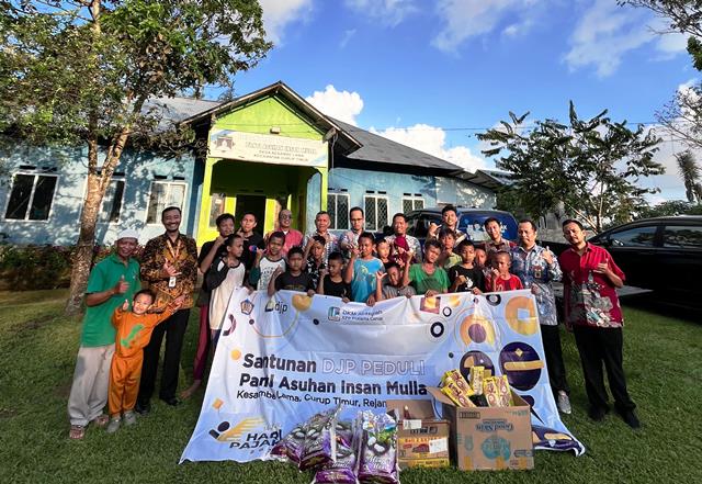 Kegiatan DJP Peduli salah satu kegiatan yang dilaksanakan KPP Pratama Curup dalam rangka memperingati Hari Pajak tahun 2024