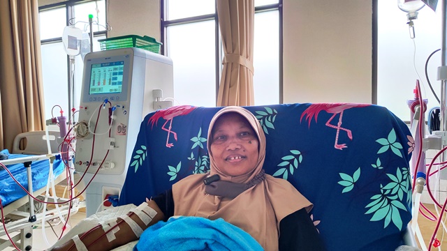 Misini, Pasien HD yang terbantu karena program UHC Pemkab Rejang Lebong