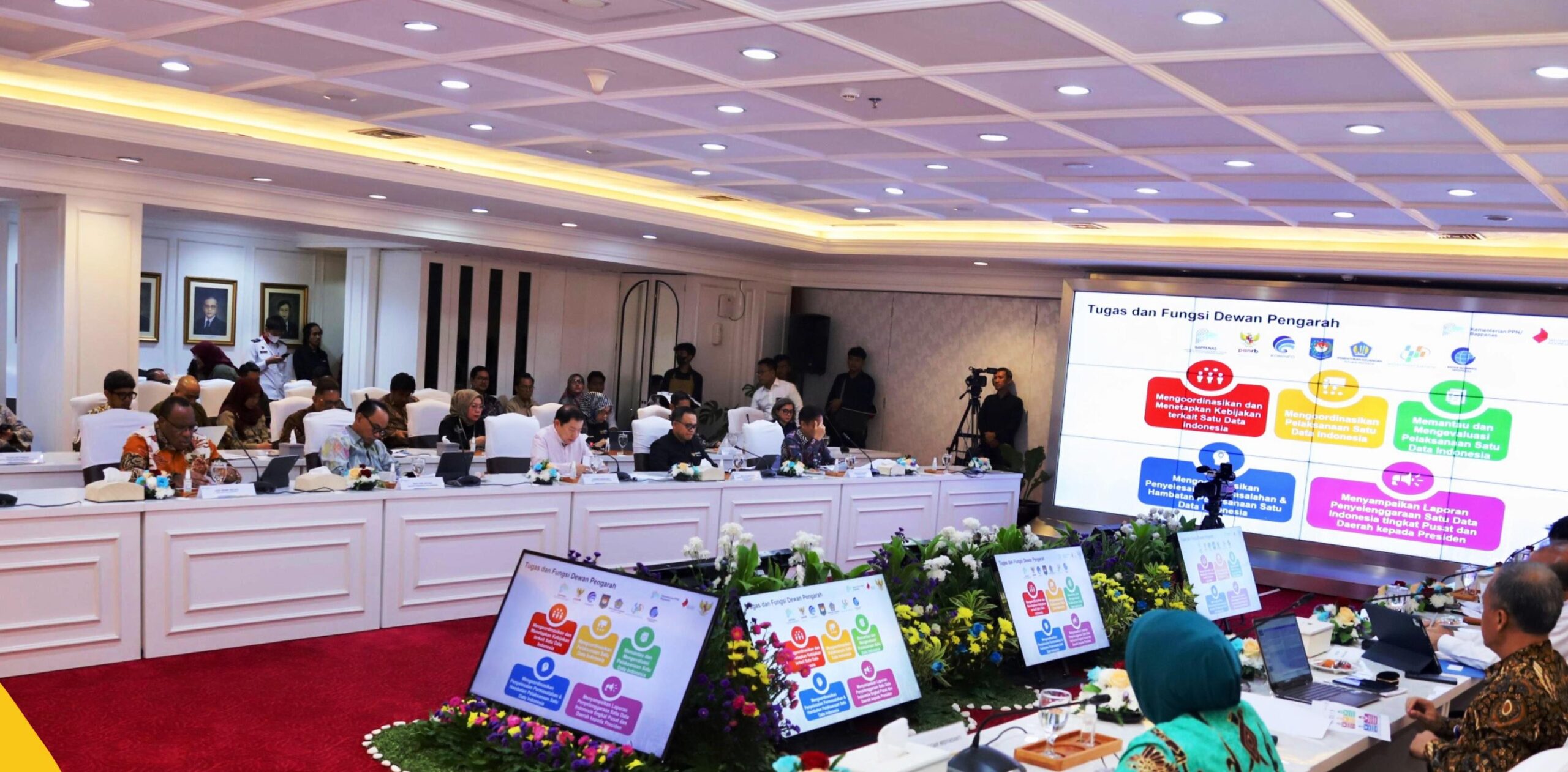 Rapat terkait dengan Program Satu Data Indonesia
