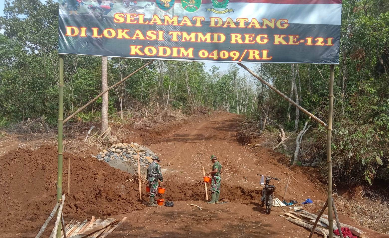 Kegiatan TMMD Reguler ke-121 Kodim 0409/Rejang Lebong